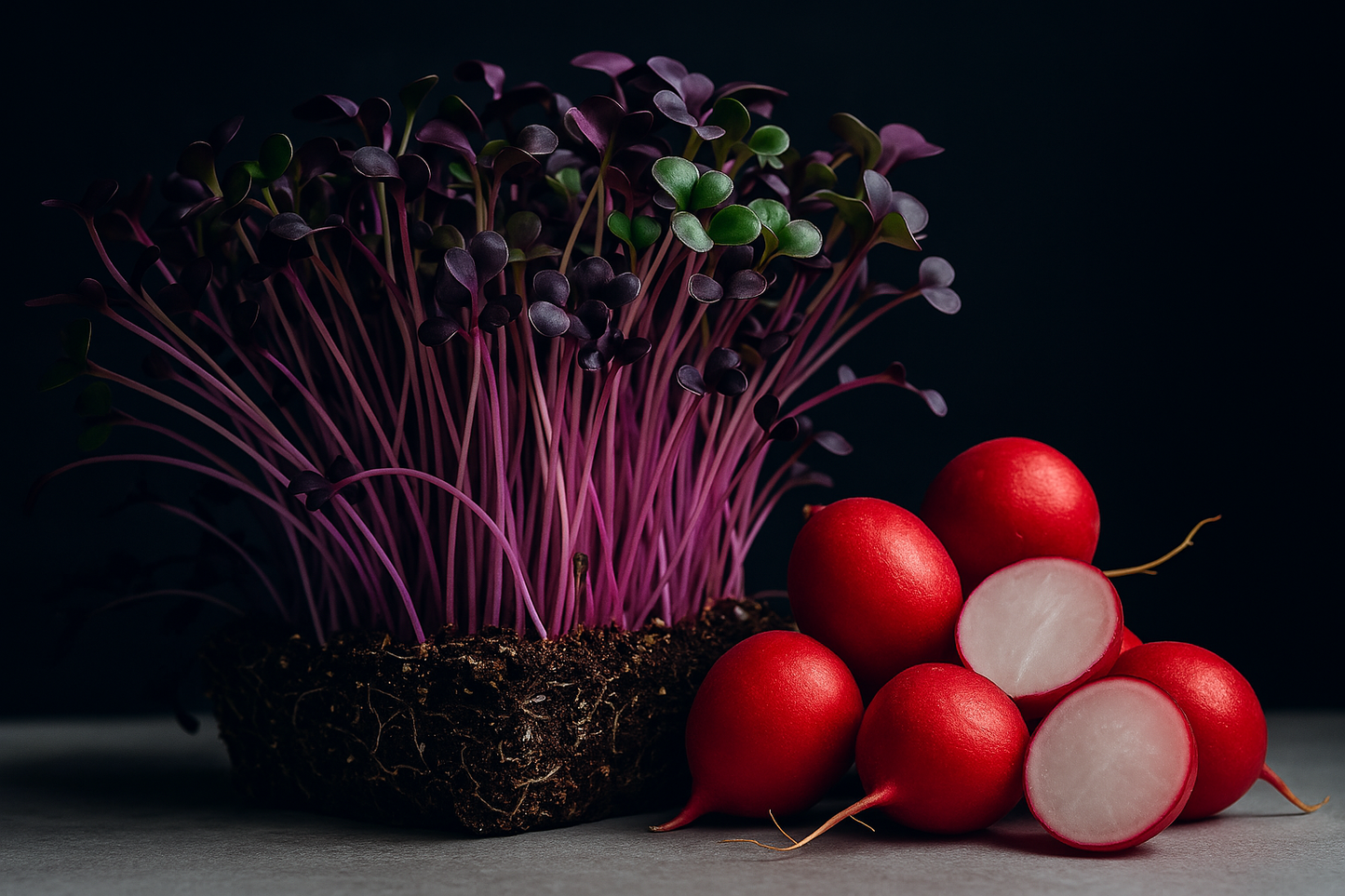 Radish Mix Microgreens